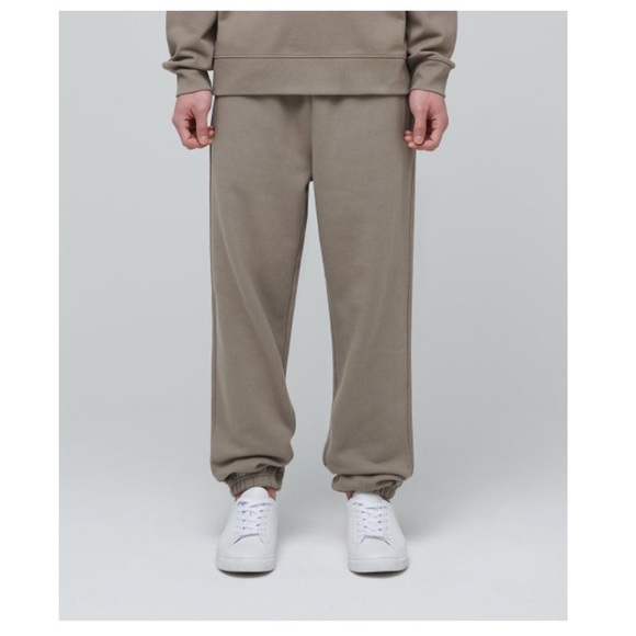 Musinsa Standard Men's Tan Cotton Athleisure Jogger Sweatpants Size Small - Picture 1 of 15